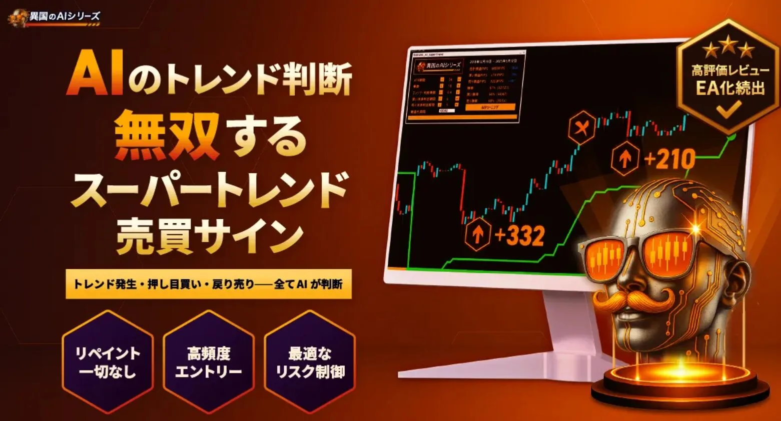 FX初心者必見！異国のAI.無双スーパートレンド(MT4/MT5版)でトレンドを攻略しよう！